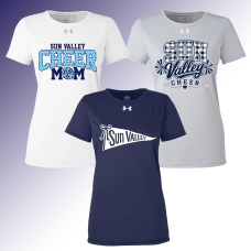 SV Cheer Ladies Under Armour Tee SV Cheer Ladies Under Armour Tee